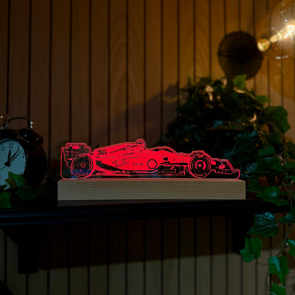 Charles Leclerc Ferrari LED-lamp Nachtlampje