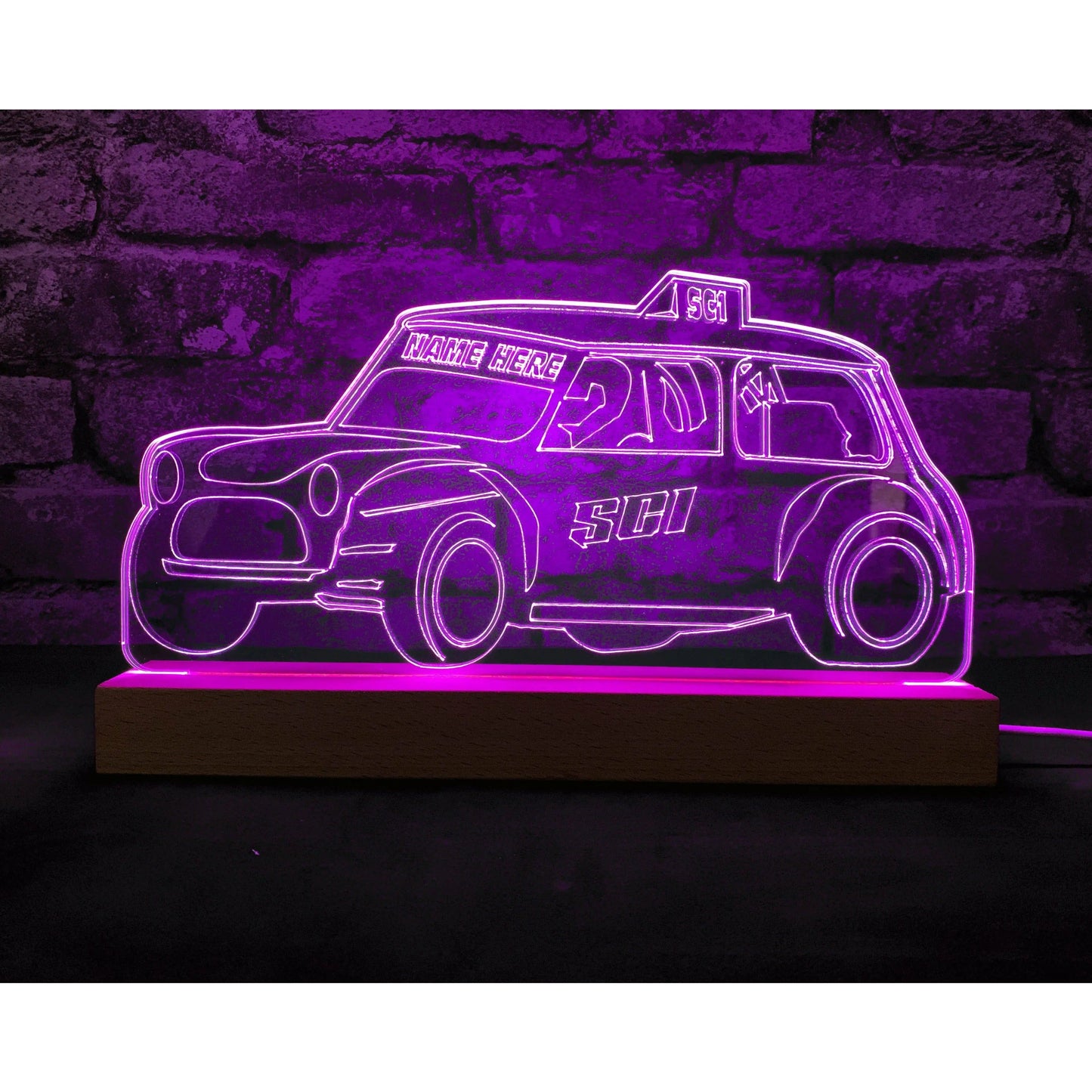 Class 5 Mini Saloon - Autograss Night Light - Night Lights & Ambient Lighting - Stock Car & Banger Toy Tracks