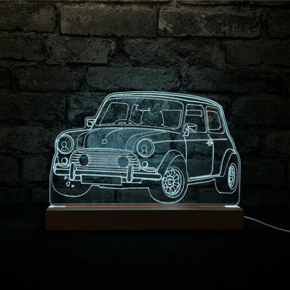 Classic Mini Night Light - Night Lights & Ambient Lighting - Stock Car & Banger Toy Tracks