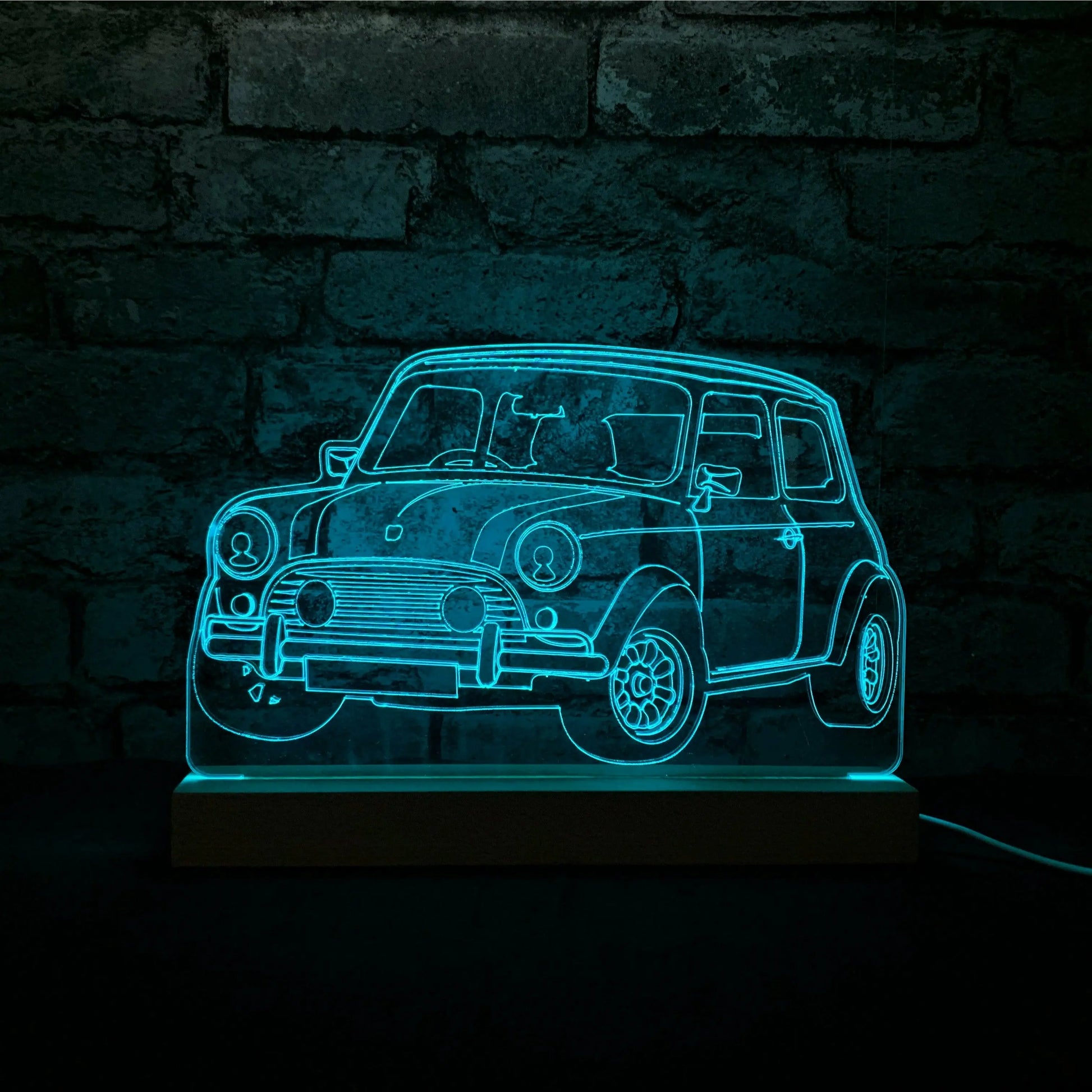 Classic Mini Night Light - Night Lights & Ambient Lighting - Stock Car & Banger Toy Tracks