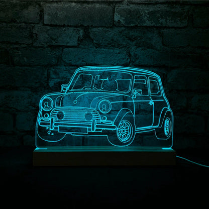 Classic Mini Night Light - Night Lights & Ambient Lighting - Stock Car & Banger Toy Tracks