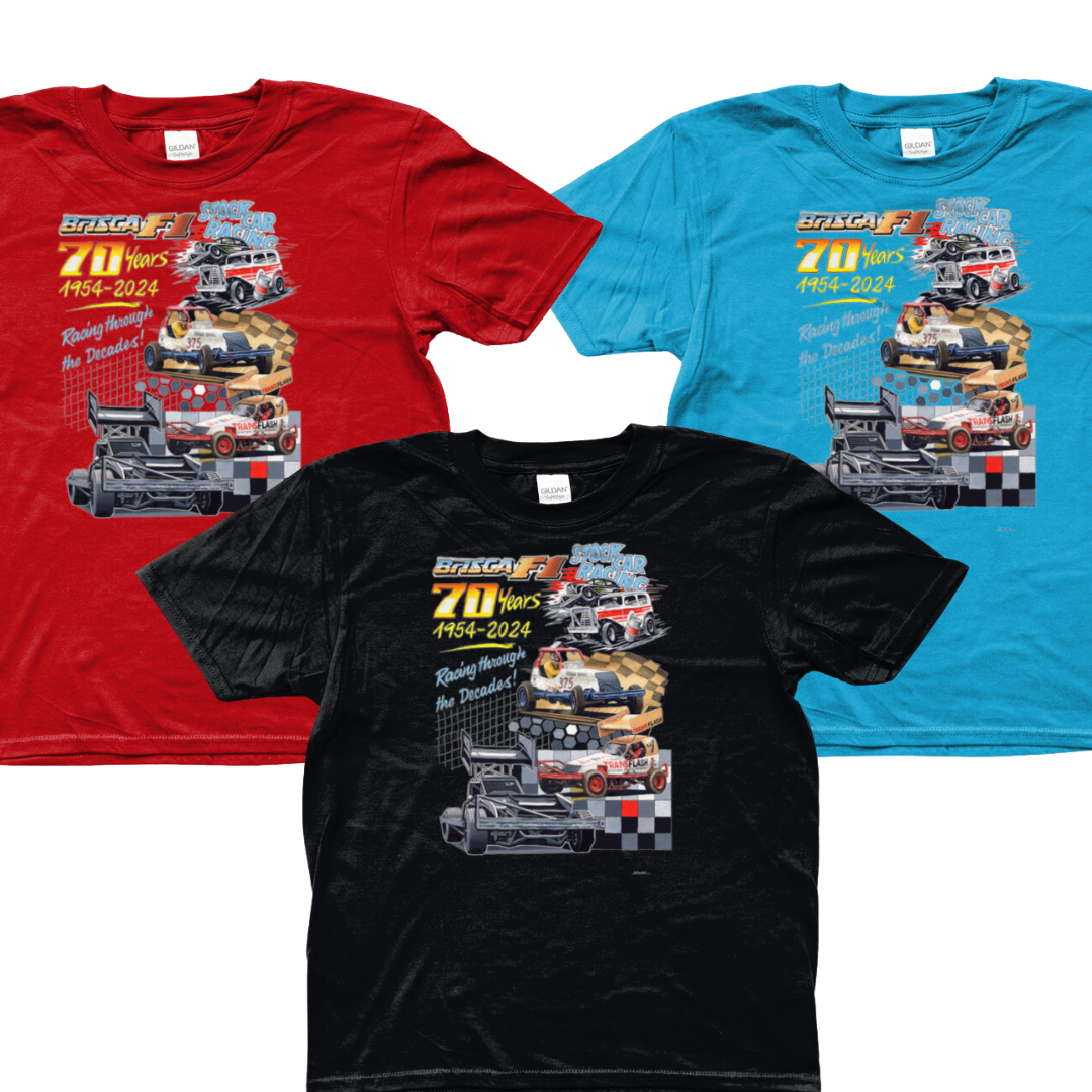 70 Jaar Brisca F1 T-shirt - Kindermaten