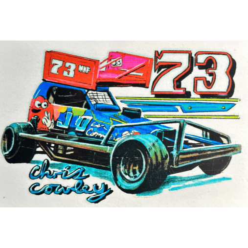 Brisca F1 Sticker #73 Chris Cowley
