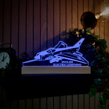 Engels Elektrische Bliksem Vliegtuig LED Lamp Nachtlampje