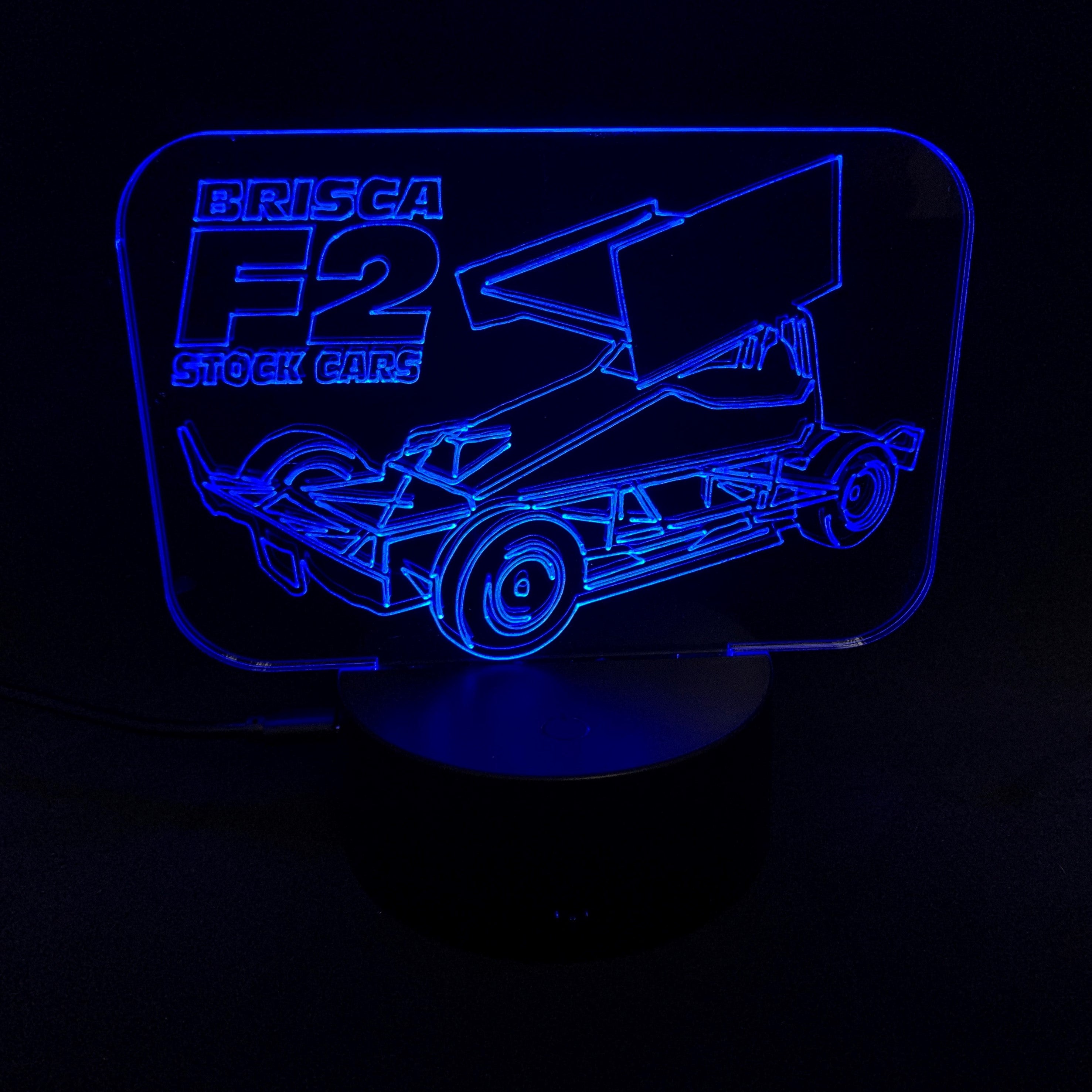 Brisca Formula 2 F2 LED Night Light Stock Car Banger Toy Tracks