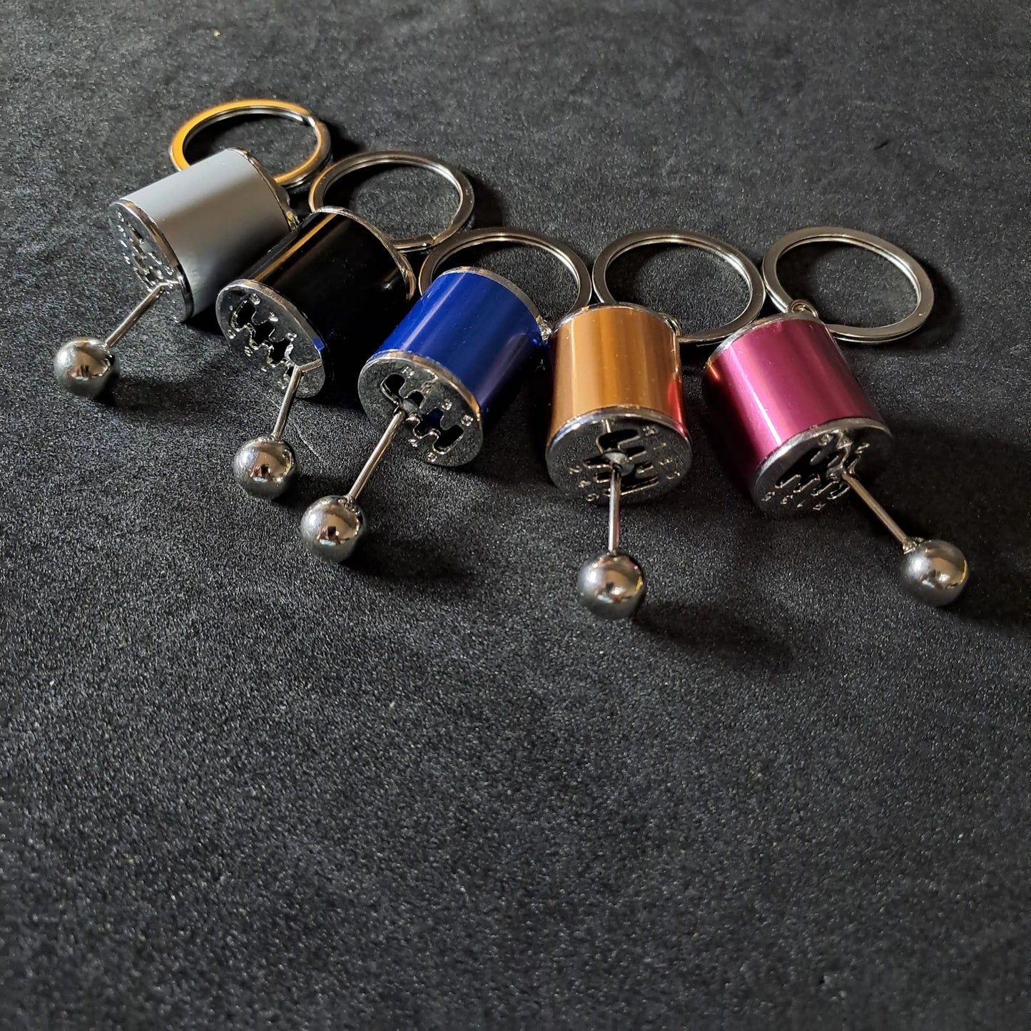 Gear Stick Gear Changer Key Ring 6 Speed Gearbox Keyring Car Part Keyring Key Chain - Key Ring - Stock Car & Banger Toy Tracks