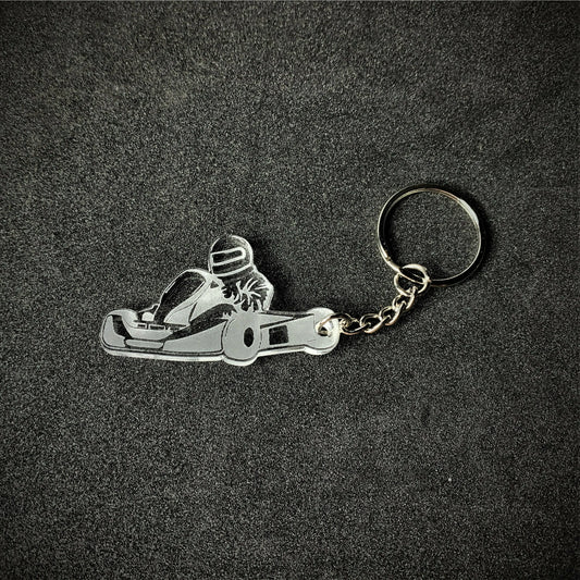 Go kart - Karting Keyring - Key Ring - Stock Car & Banger Toy Tracks