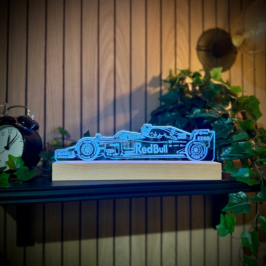 Max Verstappen Red Bull LED Lamp Night Light