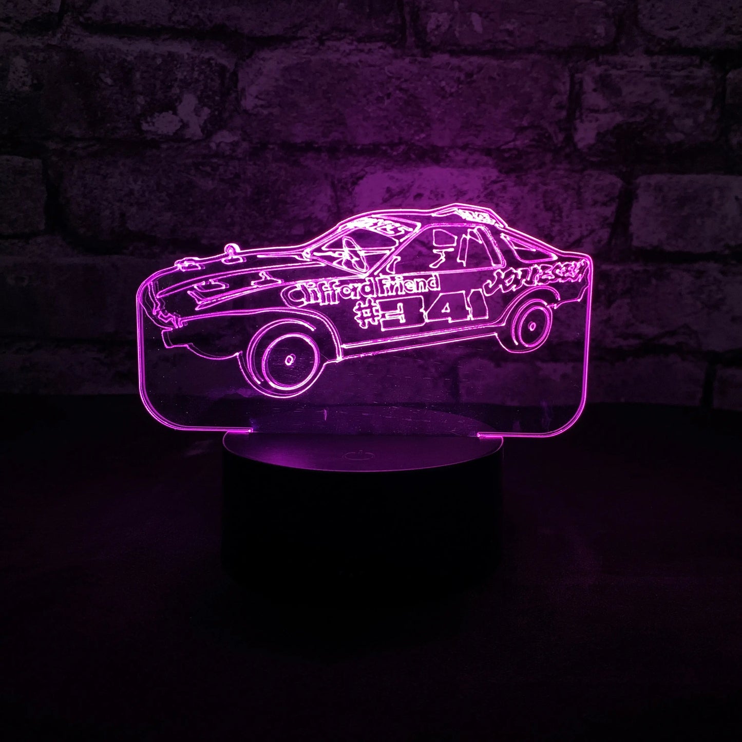 Jonesey #341 Banger LED Night Light  Night Light Stock Car & Banger Toy Tracks