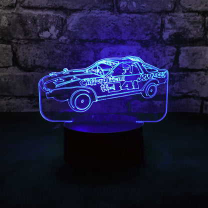 Jonesey #341 Banger LED Night Light  Night Light Stock Car & Banger Toy Tracks