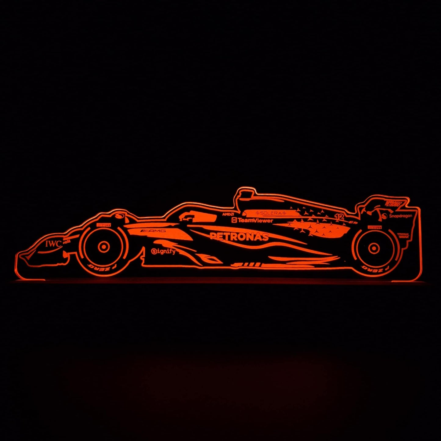 Formule 1 Mclaren LED Lamp Nachtlampje