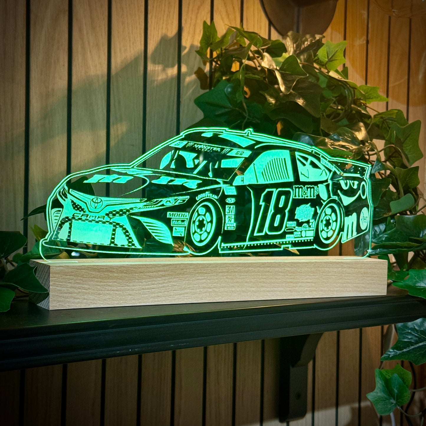 Kyle Busch #18 Toyota Camry LED Lamp Night Light