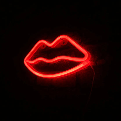 Lips LED NEON Wall Light - Wall Light - Stock Car & Banger Toy Tracks