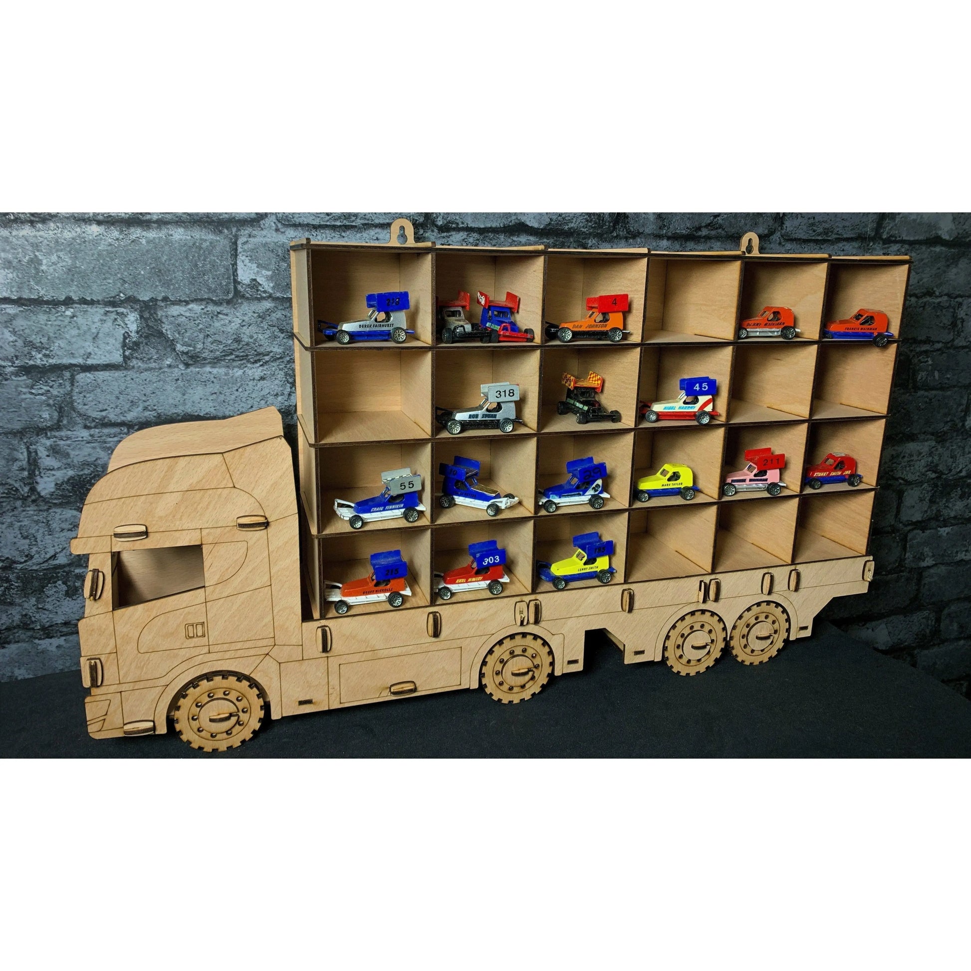 Lorry Toy Car Display / Storage Case - Display Cases - Stock Car & Banger Toy Tracks