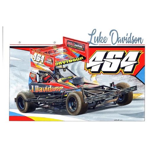 Brisca F1 #464 Luke Davidson Serieuze afdruk