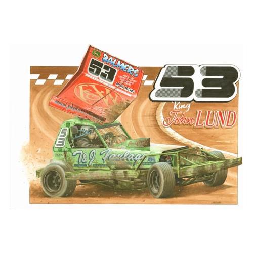 Brisca F1 #53 John Lund Serieuze afdruk