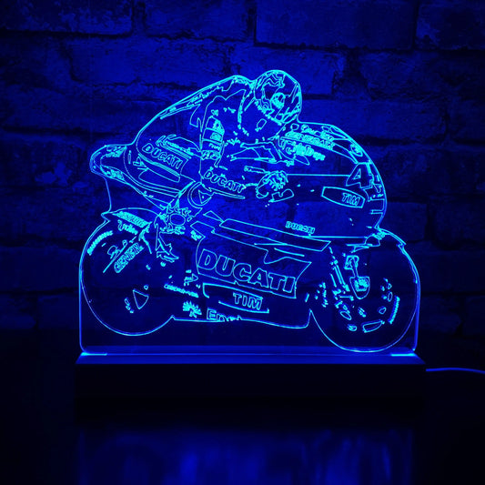 Rossi #46 - MotoGP - Superbike Night Light - Night Lights & Ambient Lighting - Stock Car & Banger Toy Tracks