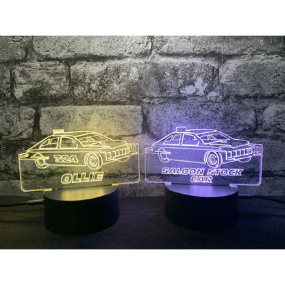 Saloon Stock Car LED Night Light  Night Light Stock Car & Banger Toy Tracks