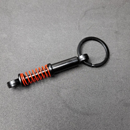 Spring Suspension Shock Absorber Keyring  Key Ring Stock Car & Banger Toy Tracks