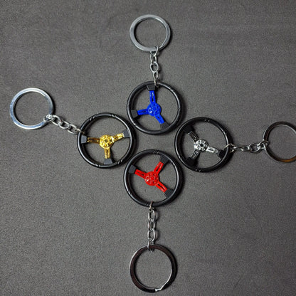 Steering Wheel Keyring  Key Ring Stock Car & Banger Toy Tracks