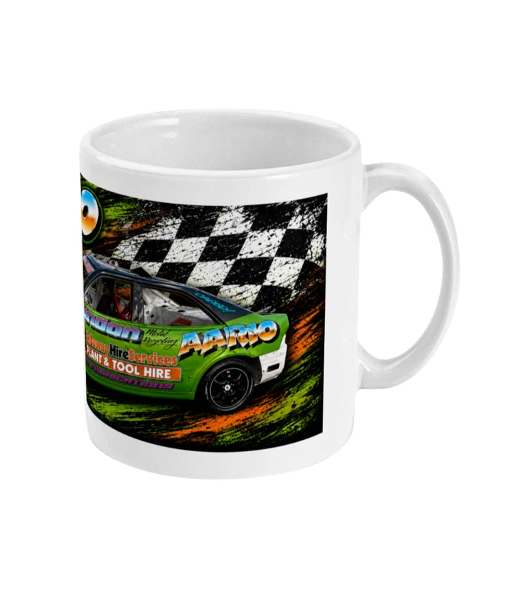 Aaron Aario Banger Racing Mug – right view