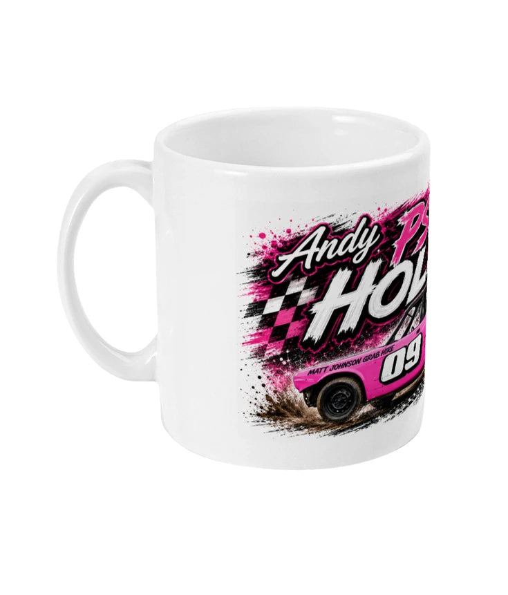 Andy Holmes Banger Racing Mug – left view