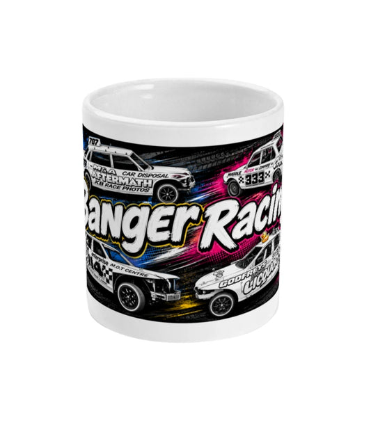 Banger Racing Mug – front view