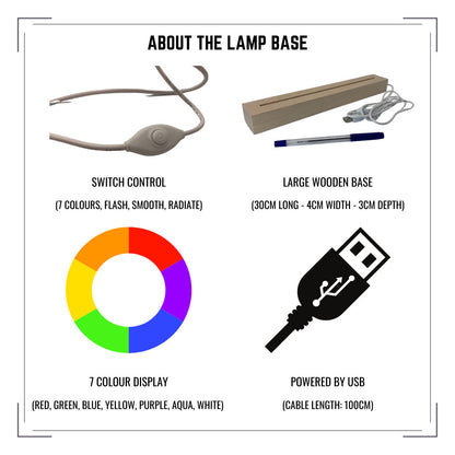 Avro Vulcan LED Lamp Night Light