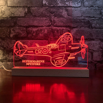 Supermarine Spitfire LED Lamp Night Light