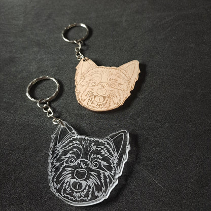 Yorkshire Terrier Keyring