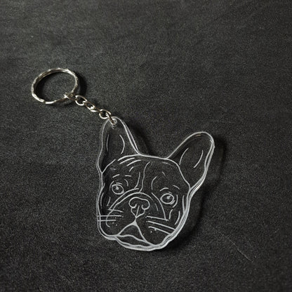 French Bulldog Keyring