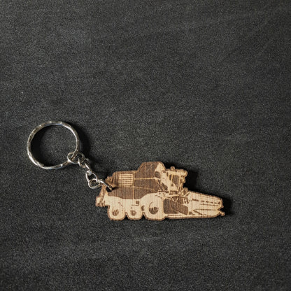 Combine Harvester Keyring