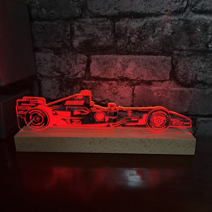 Formule 1 Kimi Raikkonen LED Lamp Nachtlampje