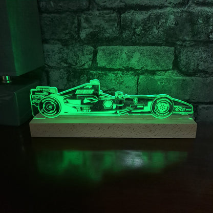 Formule 1 Kimi Raikkonen LED Lamp Nachtlampje