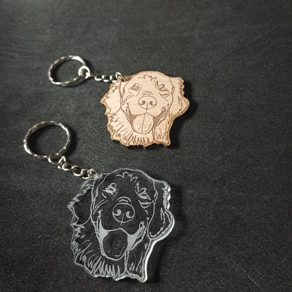 Golden Retriever Sleutelhanger