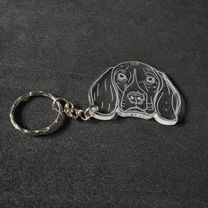 Beagle Keyring