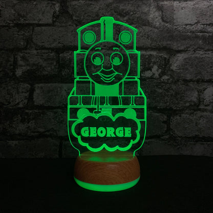 Personalised Thomas the Tank Engine LED Lamp Night Light