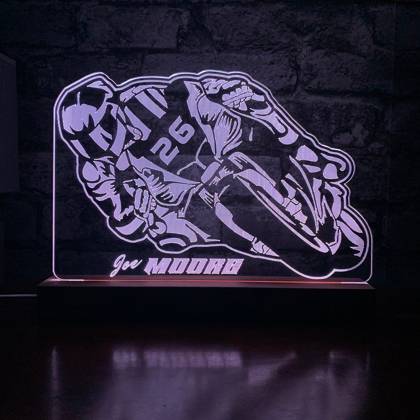 Gepersonaliseerde Superbike LED-lamp Nachtlampje