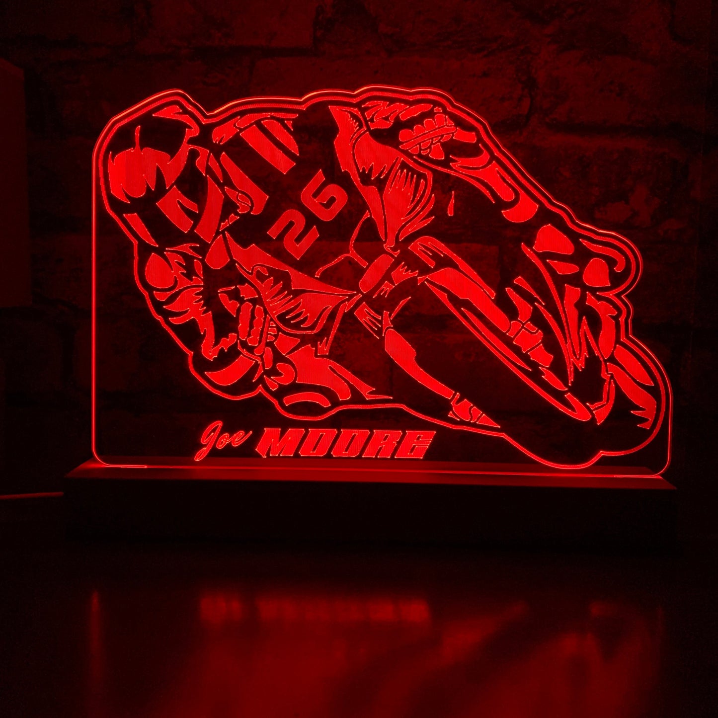 Gepersonaliseerde Superbike LED-lamp Nachtlampje