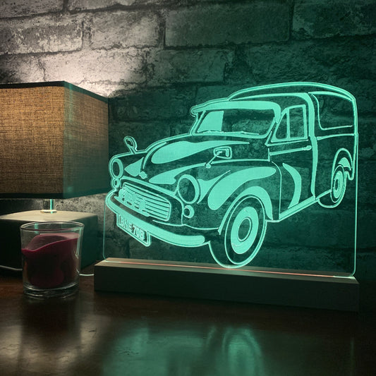 Morris Minor Van Night Light, LED Lamp Night Light