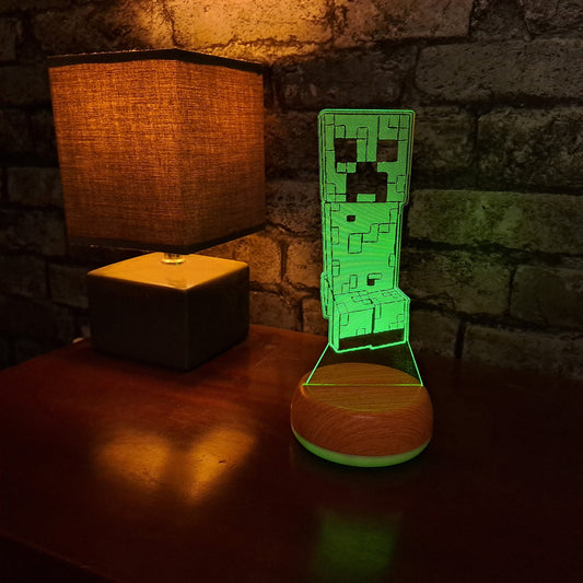 Minecraft Creeper LED Lamp Night Light