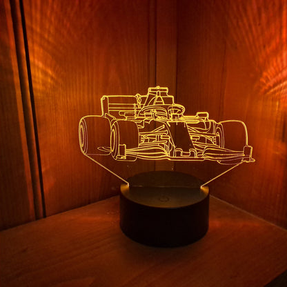 Formule 1 LED Lamp Nachtlampje