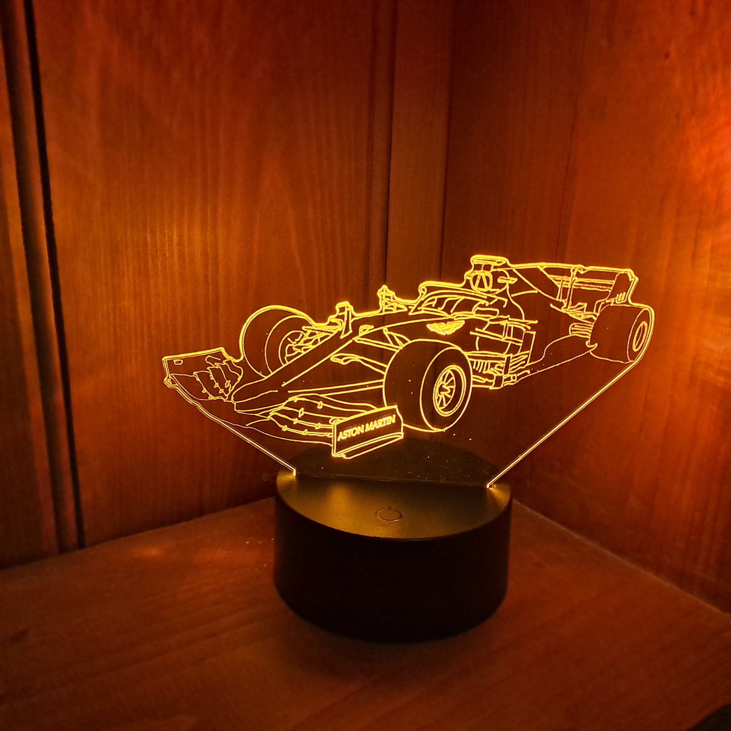 Formule 1 Aston Martin LED Lamp Nachtlampje