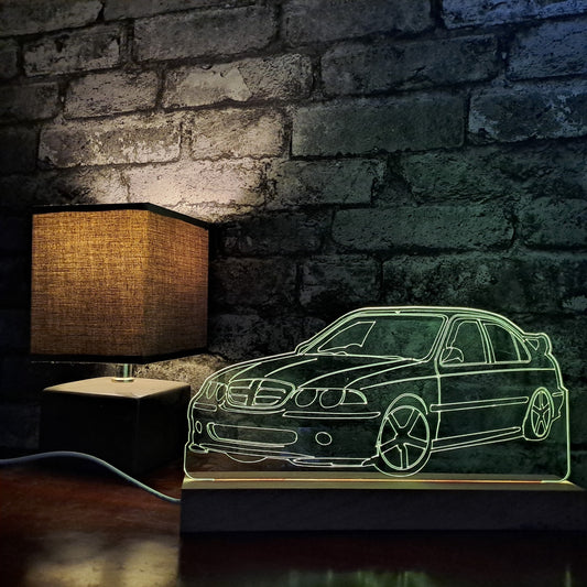 Personalised MG Car LED Lamp Night Light