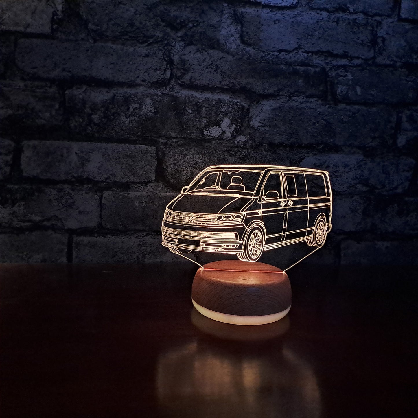 Personalised VW T5 Truck LED Lamp Night Light  Night Light Stock Car & Banger Toy Tracks