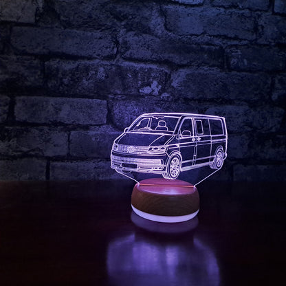 Personalised VW T5 Truck LED Lamp Night Light  Night Light Stock Car & Banger Toy Tracks