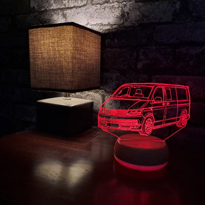 Personalised VW T5 Truck LED Lamp Night Light  Night Light Stock Car & Banger Toy Tracks