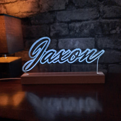 Personalised Name LED Lamp Night Light