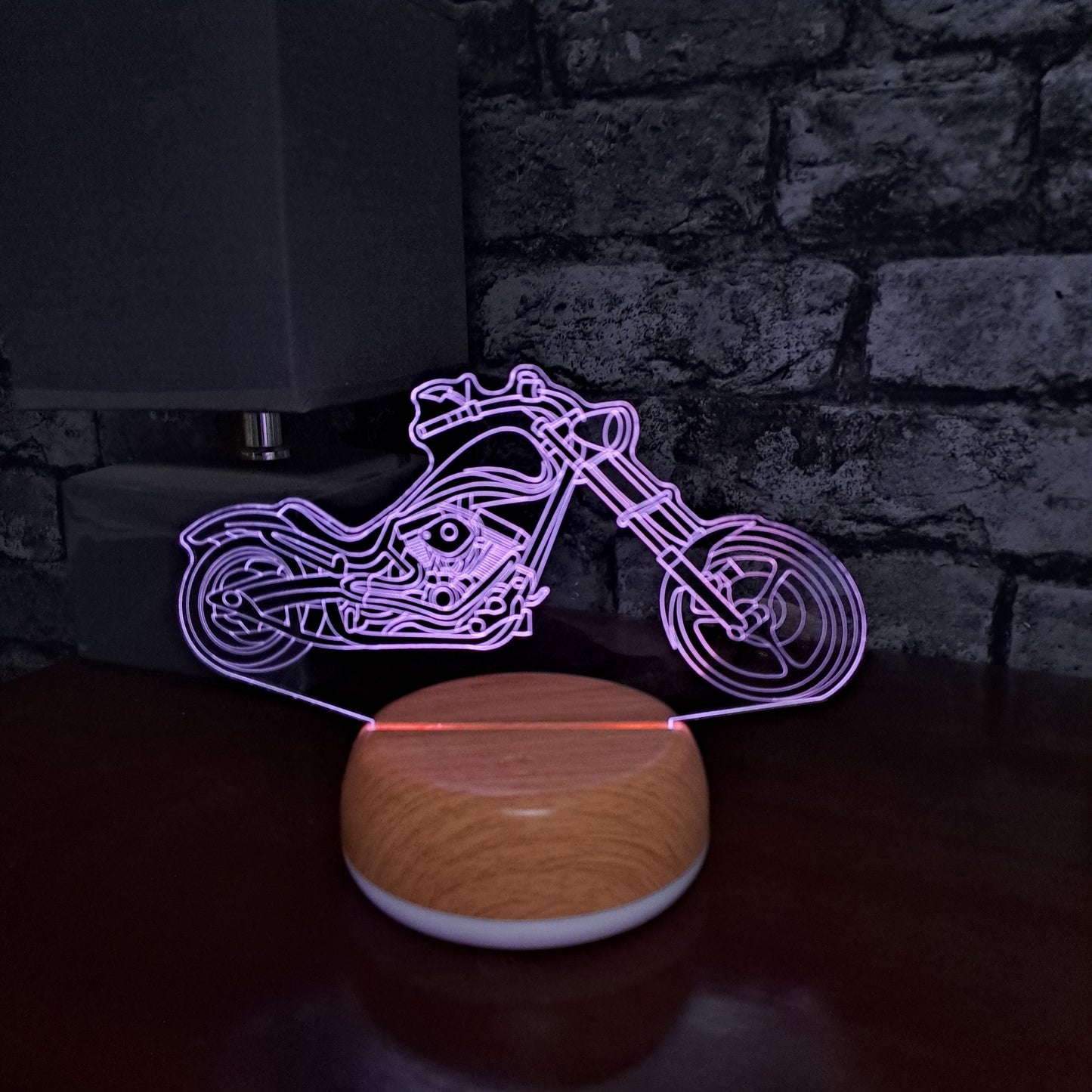 Chopper Motor Bike LED Lamp Night Light