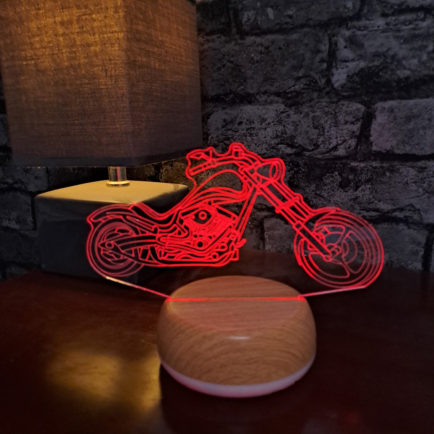 Chopper Motor Bike LED Lamp Night Light